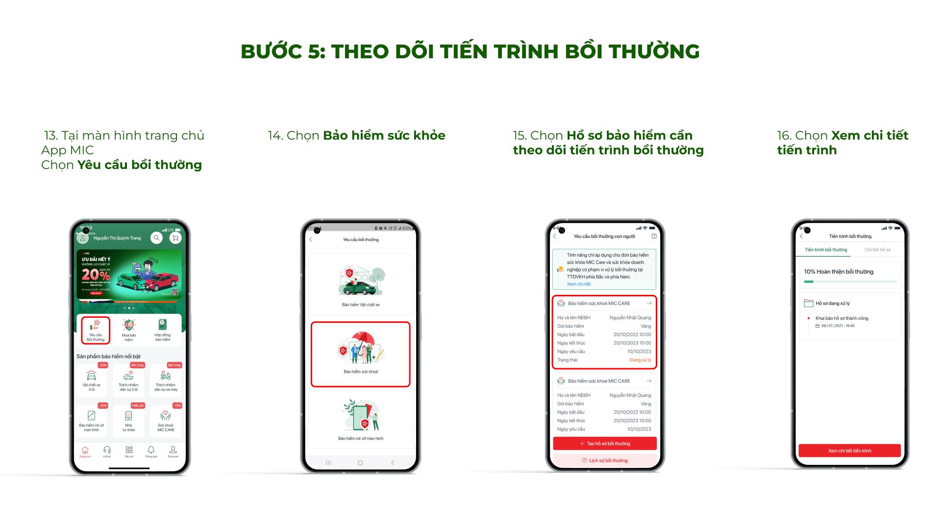 Bảo hiểm sức khỏe MIC CARE