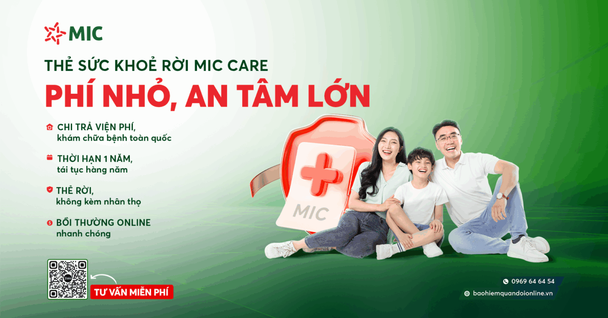 Bảo hiểm sức khỏe MIC Care