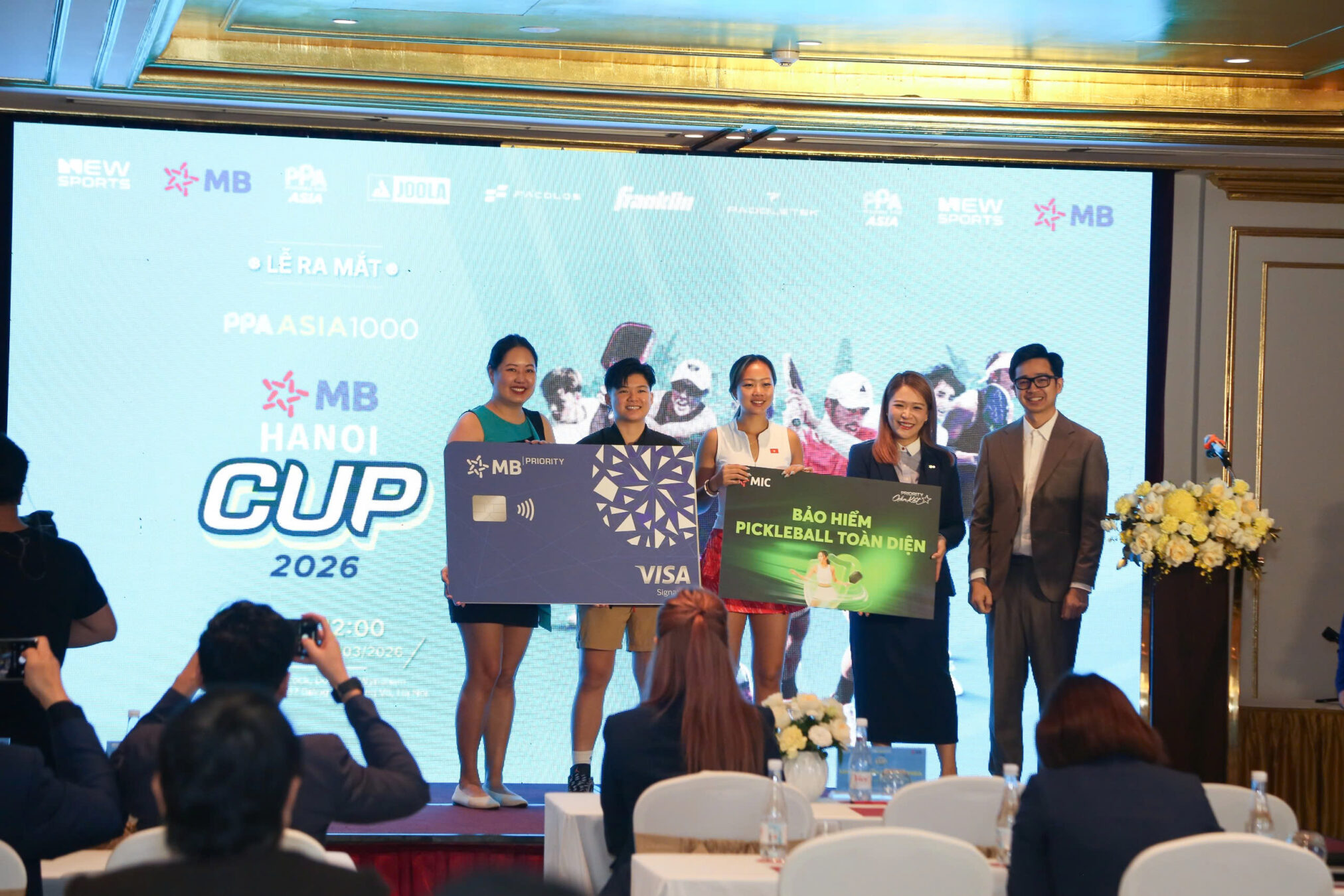 Bảo hiểm Pickleball Toàn diện của MIC tự hào là đơn vị phối hợp cung cấp bảo hiểm cho giải đấu PPA Tour 1000 MB Hanoi Cup