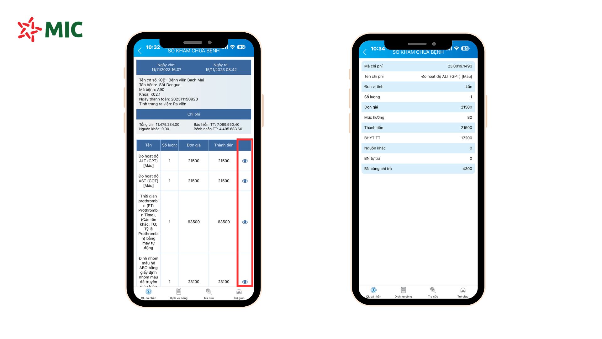 tra cứu lịch sử bệnh